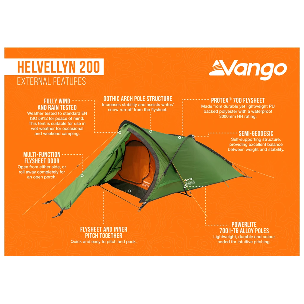 Vango Helvellyn 200 - 2-Personen Zelt 13 Vango Helvellyn 200 - 2-Personen Zelt – Bild 11