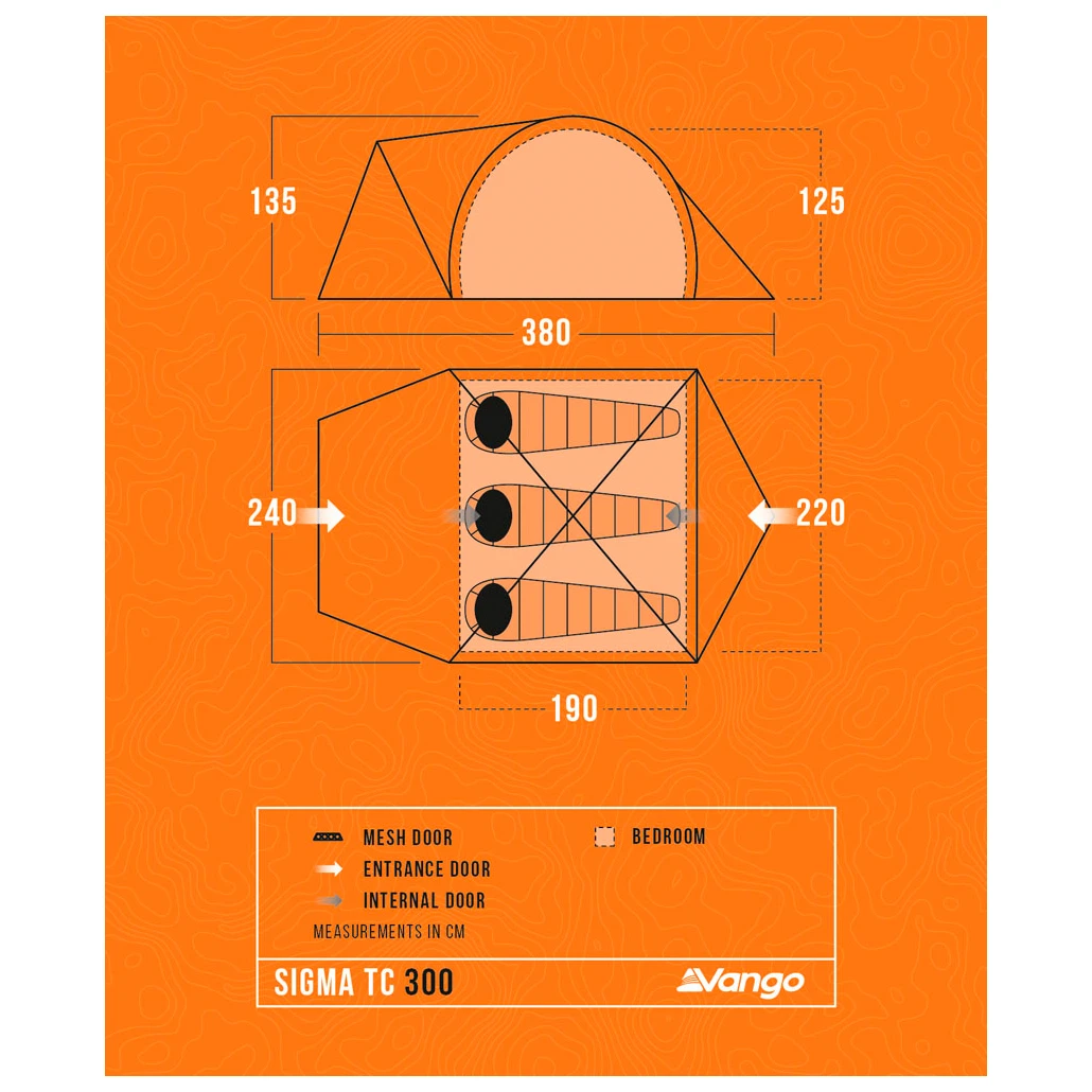 Vango Sigma TC 300 - 3-Personen Zelt 12 Vango Sigma TC 300 - 3-Personen Zelt – Bild 10