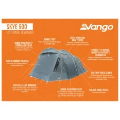 Vango Skye 500 - Gruppenzelt 11 Vango Skye 500 - Gruppenzelt -Outdoor-Ausrüstung vango skye 500 gruppenzelt bf detail 4