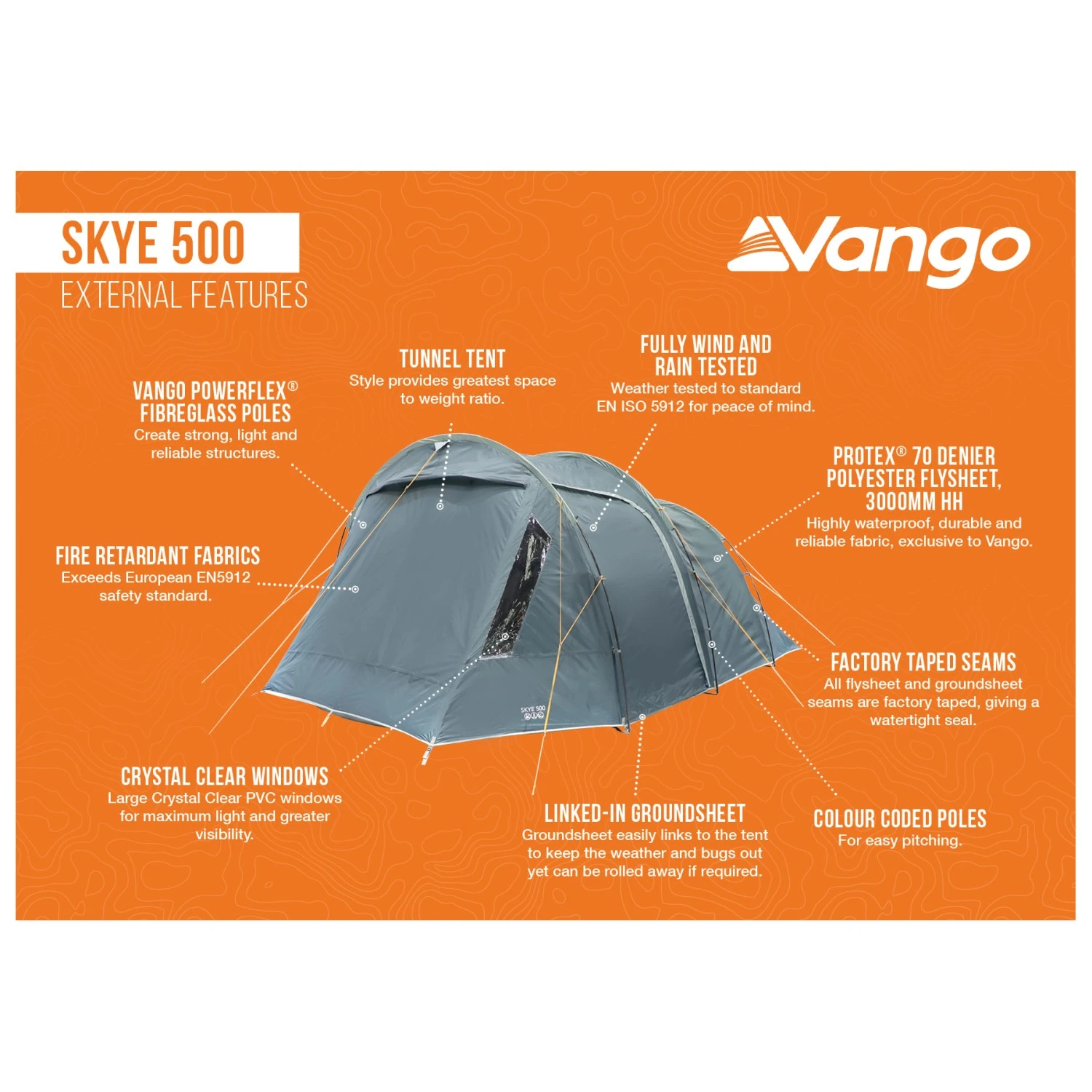 Vango Skye 500 - Gruppenzelt 6 Vango Skye 500 - Gruppenzelt – Bild 4