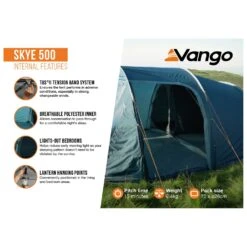 Vango Skye 500 - Gruppenzelt 12 Vango Skye 500 - Gruppenzelt -Outdoor-Ausrüstung vango skye 500 gruppenzelt bf detail 5