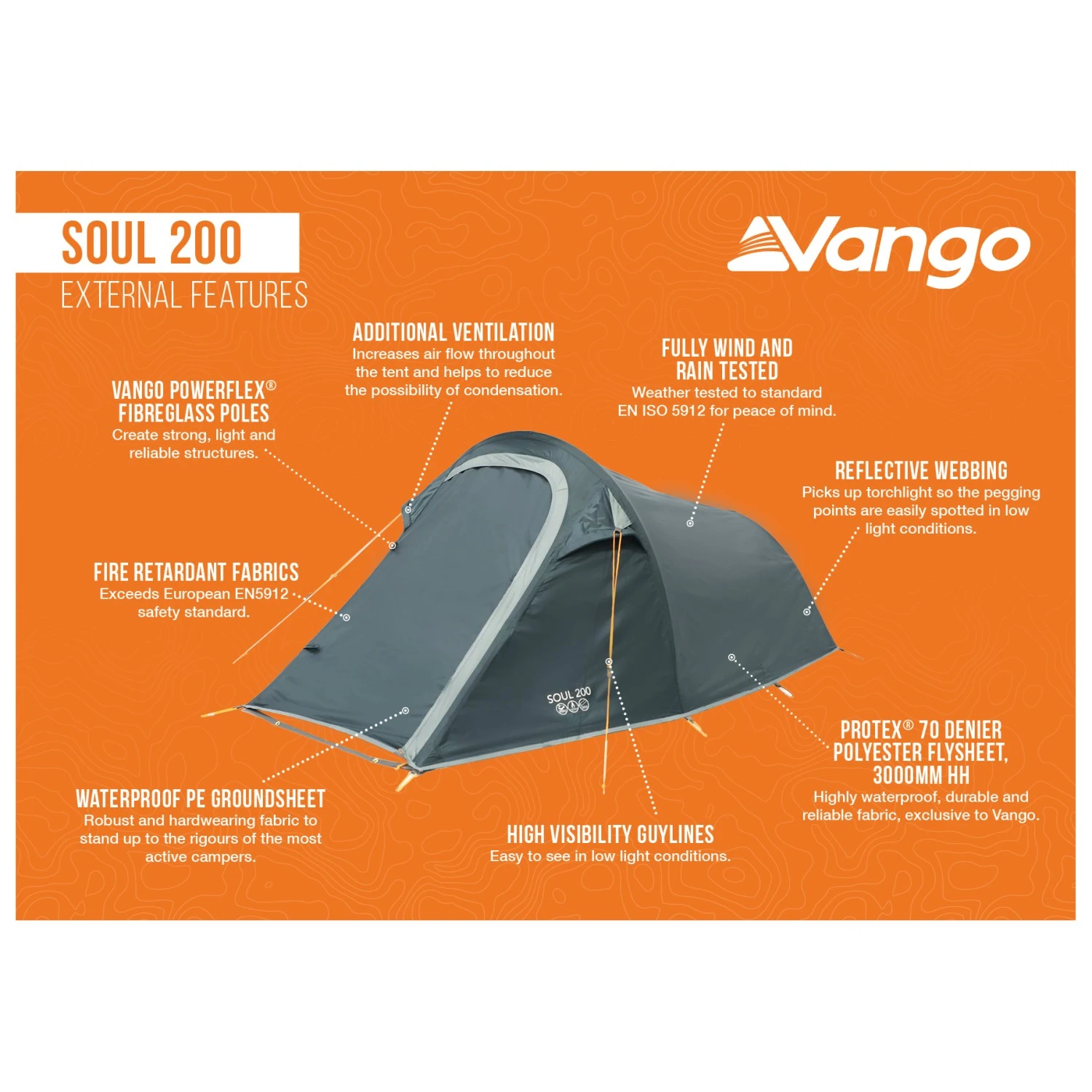 Vango Soul 200 - 2-Personen Zelt 8 Vango Soul 200 - 2-Personen Zelt – Bild 6