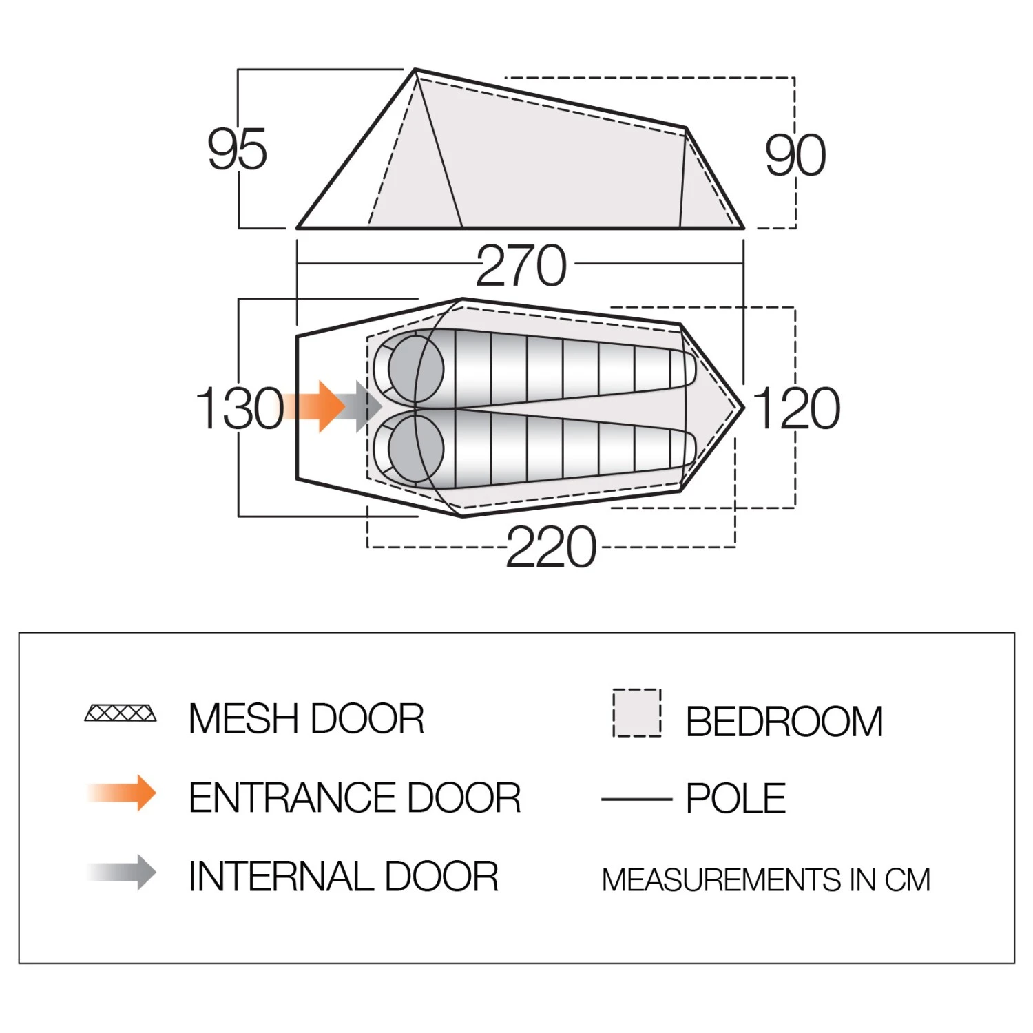 Vango Soul 200 - 2-Personen Zelt 9 Vango Soul 200 - 2-Personen Zelt – Bild 7