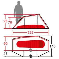 Wechsel Aurora 1 - 1-Personen Zelt -Outdoor-Ausrüstung wechsel aurora 1 1 personen zelt detail 5